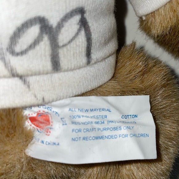 RARE ‘90s John Davidson signed collectible teddy bear, pristine condition - Picture 6 of 6